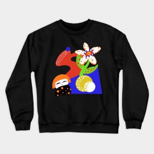 Yayoi Kusama Inspired Minimalist Crewneck Sweatshirt